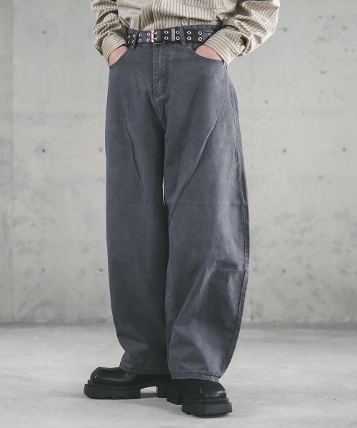 セール】Wide curve silhouette chino pants / ワイドカーブ