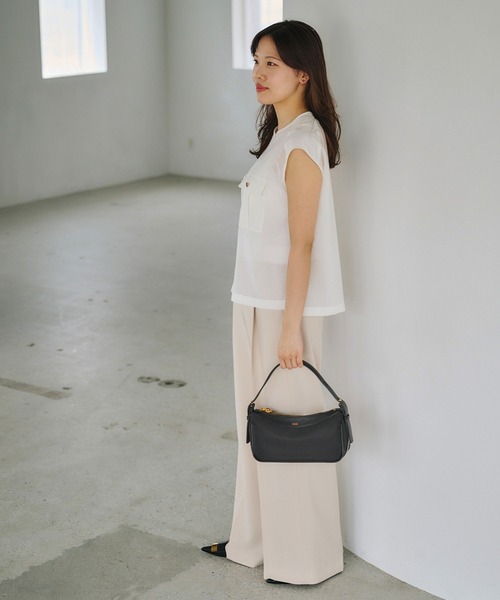 ROPE'(ロペ)の「【E'POR】C BAG Mini【撥水】【超軽量】(ハンドバッグ・レディース・ブラック/カーキ・FREE)」の20枚目の写真