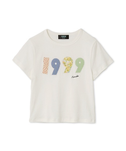 FURFUR（ファーファー）の「【上國料萌衣コラボ】1999アップリケTシャツ（Tシャツ/カットソー・レディース・ホワイト/ブラック/ピンク・FREE）」の2枚目の写真