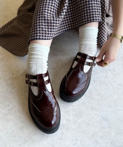 セール】厚底レースアップ ウイングチップ（ドレスシューズ