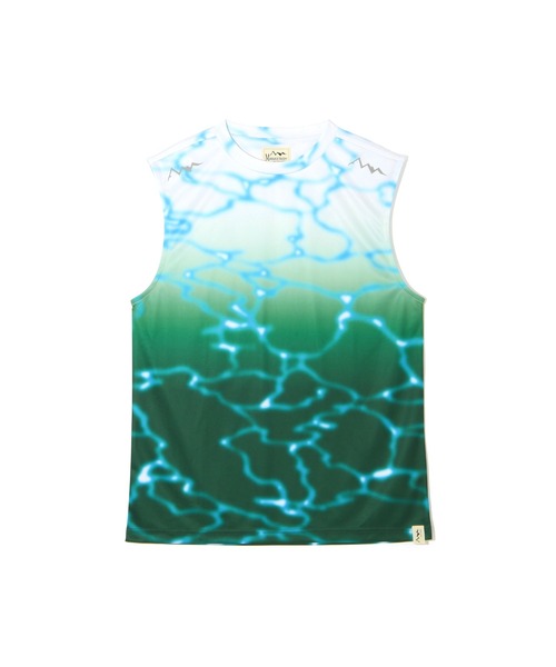 MANASTASH(マナスタッシュ)の「MANASTASH/マナスタッシュ/LITHIUM TIE DYE SLEEVELESS TOP(Tシャツ/カットソー・メンズ・ブラック/パープル/グリーン・S/M/L/XL)」の16枚目の写真