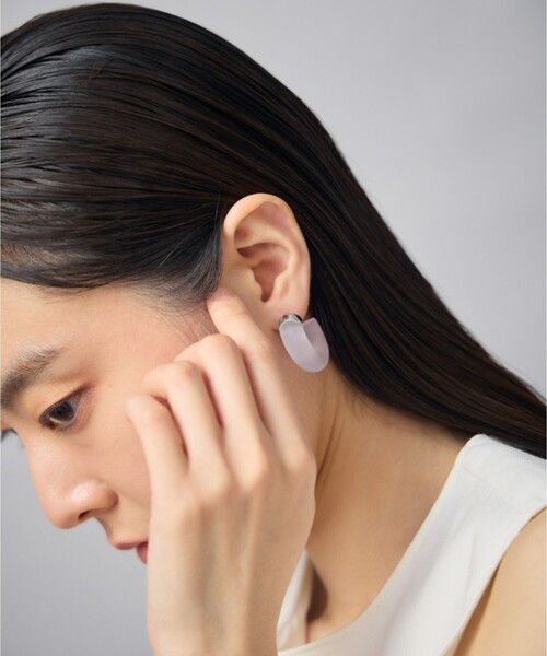 ドロップ] ピアス フープ（ピアス（両耳用））｜Jouete（ジュエッテ