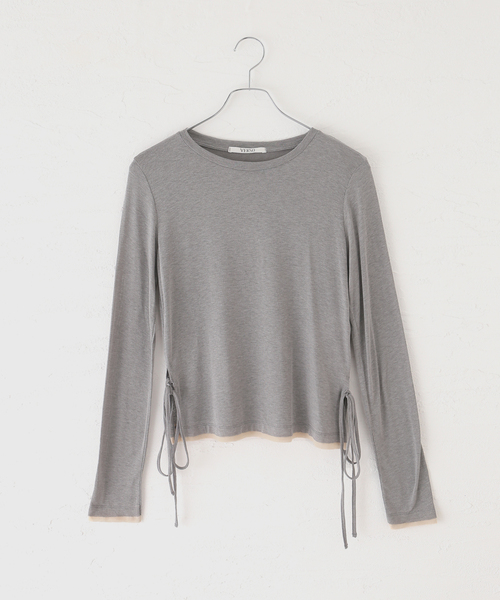 tシャツ 「VERSO/ヴェルソ」 Color Blocked L/S T レディース セール】【VERSO/ヴェルソ】 Color Blocked L/S T（Tシャツ