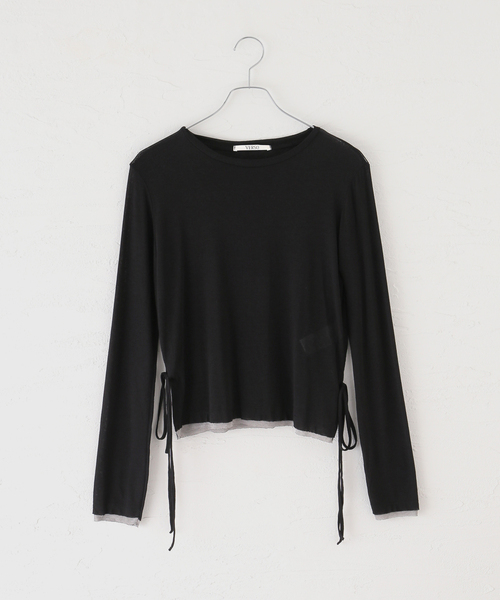 tシャツ 「VERSO/ヴェルソ」 Color Blocked L/S T レディース セール】【VERSO/ヴェルソ】 Color Blocked L/S T（Tシャツ