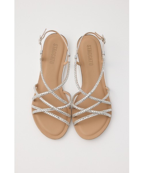 STACCATO(スタッカート)の「セレナブレードフラット(サンダル・レディース・シルバー・22.5cm/23.5cm/24.5cm/23.0cm/24.0cm)」の3枚目の写真