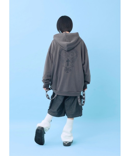 病みかわクロスZIPぱーかー（パーカー）｜Hauls（ハウルズ）の