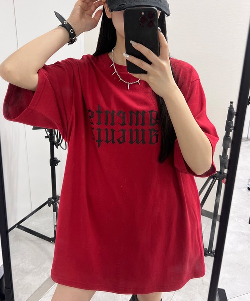 mirror9 - MIRROR9 パックロゴ Tシャツ ビッグT mirror9 - MIRROR9 パックロゴ Tシャツ ビッグTの通販 by