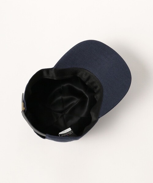 BEAMS F（ビームスエフ）の「【別注】Crambes / GANG リネンコットン ベースボールキャップ（ハット・メンズ・ネイビー・ONE SIZE）」の5枚目の写真