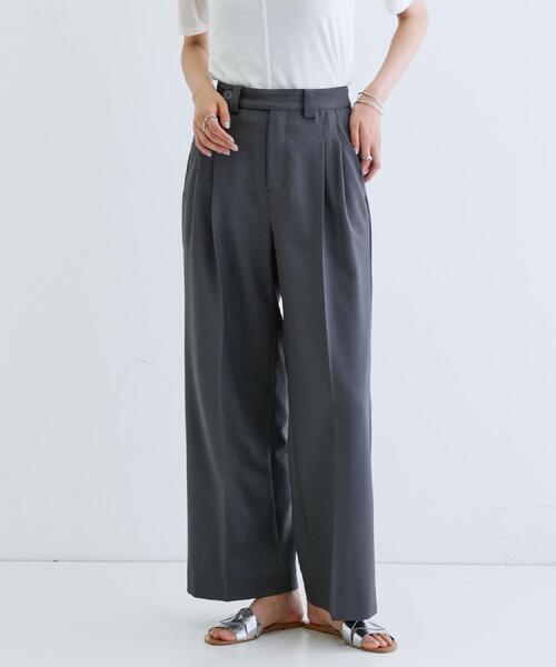 GALLEST(ギャレスト)の「モードストレートパンツ(その他パンツ・レディース・ベージュ/ブラック/チャコールグレー・38/36/40)」の9枚目の写真