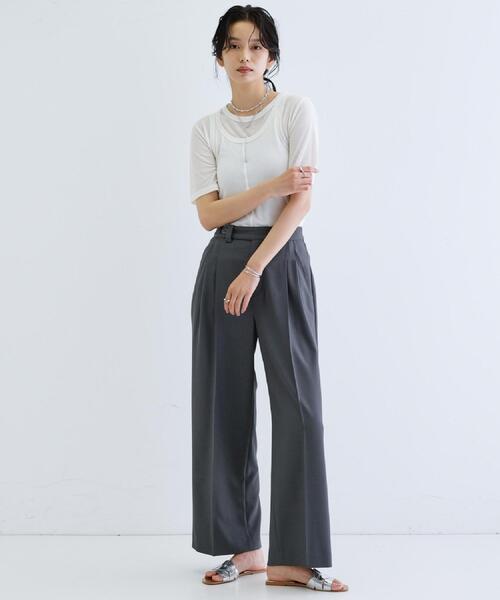 セール】モードストレートパンツ（その他パンツ）｜GALLEST