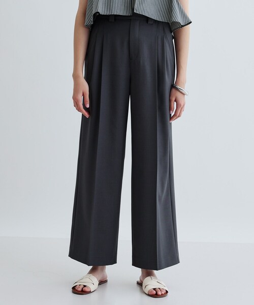 GALLEST(ギャレスト)の「モードストレートパンツ(その他パンツ・レディース・ベージュ/ブラック/チャコールグレー・38/36/40)」の13枚目の写真