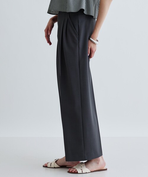 まる② モードストレートパンツ