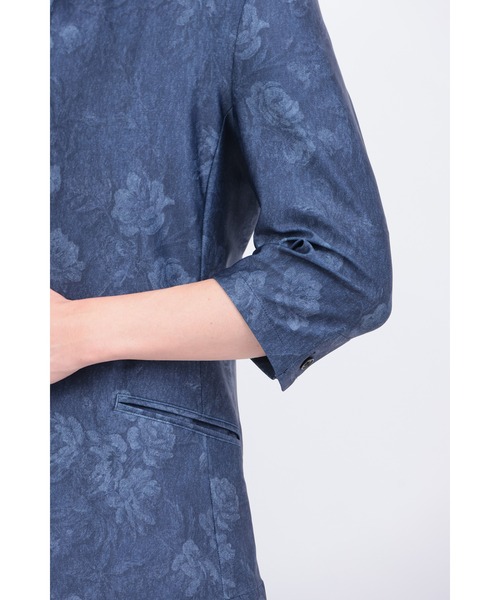 TORNADO MART（トルネードマート）の「HTﾌﾗﾜｰﾃﾞﾆﾑｶﾞﾗ7ﾌﾞｿﾃﾞｽﾀﾝﾄﾞJK（タンクトップ・メンズ・ネイビー/グレー系その他・LL/L/M）」の11枚目の写真