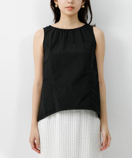 F by ROSSO(エフバイロッソ)の「F by ROSSO 撥水ナイロンプルオーバー(Tシャツ/カットソー・レディース・ブラック/アイボリー/ブラウン・FREE)」の12枚目の写真