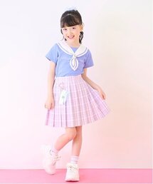 メゾピアノ❤️スカート❤️新品❤️ケイトスペード❤️ワンピ❤️ピンク❤️120❤️花柄 mezzo piano｜メゾピアノのスカート（ピンク/桃色系）通販