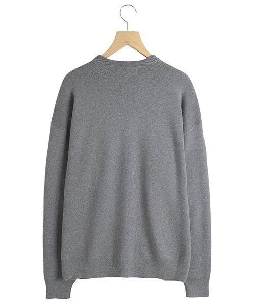 caban（キャバン）の「CABan / キャバン：コットンカシミヤ クルーネックプルオーバー：59029402003[MUS]（ニット/セーター・メンズ・グレー/ライトベージュ/チャコール/ブラック・M/S/L）」の8枚目の写真