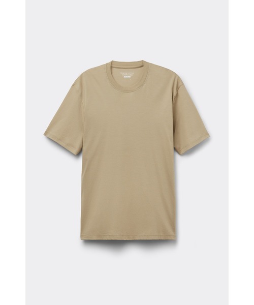 Intimissimi(インティミッシミ)の「マーセライズド Superlight Premium コットン Tシャツ(Tシャツ/カットソー・メンズ・ネイビー系1/ブラック/ホワイト/ダークグリーン/ベージュ・XL/S/M/L)」の4枚目の写真