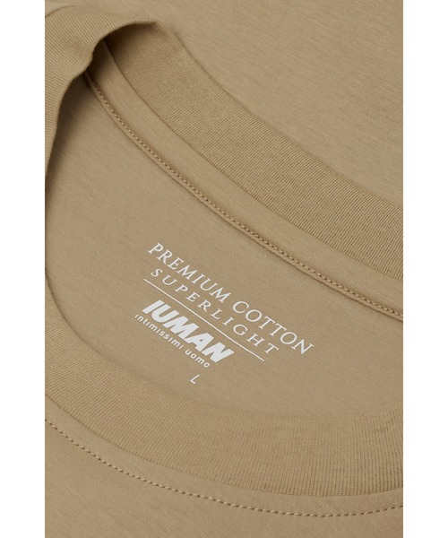 Intimissimi(インティミッシミ)の「マーセライズド Superlight Premium コットン Tシャツ(Tシャツ/カットソー・メンズ・ネイビー系1/ブラック/ホワイト/ダークグリーン/ベージュ・XL/S/M/L)」の15枚目の写真