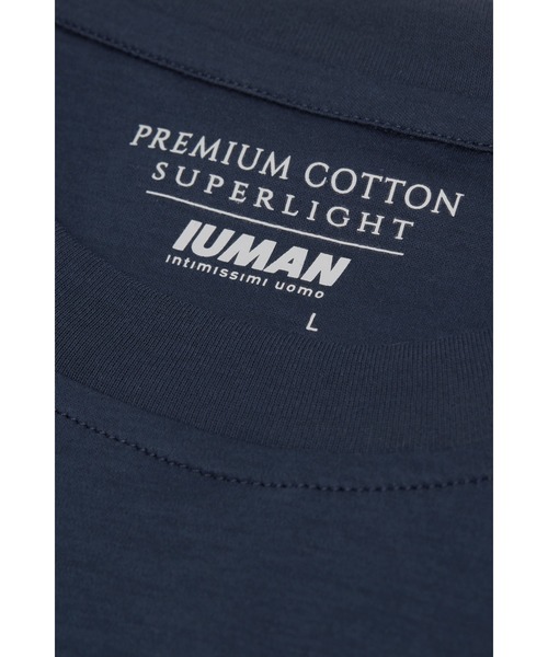 Intimissimi(インティミッシミ)の「マーセライズド Superlight Premium コットン Tシャツ(Tシャツ/カットソー・メンズ・ネイビー系1/ブラック/ホワイト/ダークグリーン/ベージュ・XL/S/M/L)」の20枚目の写真