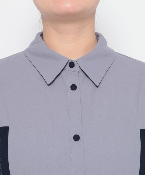 Andemiu（アンデミュウ）の「サイドレースキリカエワンピース半袖499169（ワンピース・レディース・ホワイト/ブルー/ネイビー/ネイビー×ホワイト/ネイビー系9・FREE）」の10枚目の写真