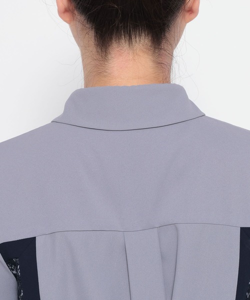 Andemiu（アンデミュウ）の「サイドレースキリカエワンピース半袖499169（ワンピース・レディース・ホワイト/ブルー/ネイビー/ネイビー×ホワイト/ネイビー系9・FREE）」の7枚目の写真