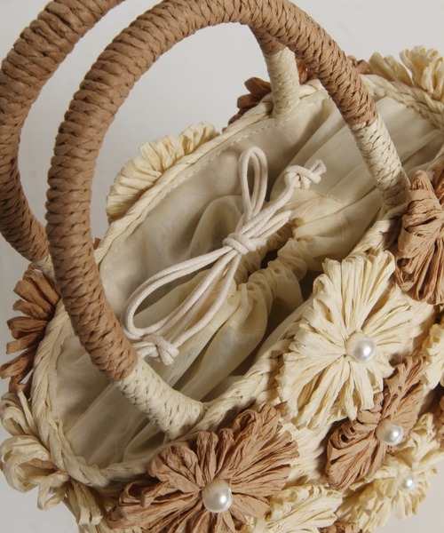 TOCCAフラワーカゴバック TOUCH of LACE BASKET かごバッグ / TOCCA | ファッション通販