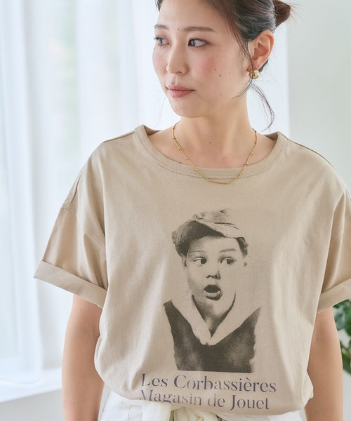 セール】キッズフェイスグラフィックTシャツ（Tシャツ