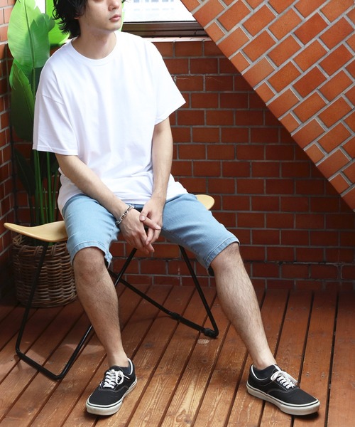 OUTDOOR PRODUCTS(アウトドアプロダクツ)の「OUTDOOR PRODUCTS ストレッチデニムショートパンツ(デニムパンツ・メンズ・ネイビー/サックスブルー/ブルー・SMALL/MEDIUM/X-LARGE/LARGE)」の16枚目の写真