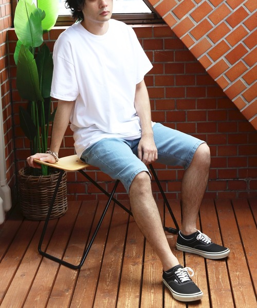 OUTDOOR PRODUCTS(アウトドアプロダクツ)の「OUTDOOR PRODUCTS ストレッチデニムショートパンツ(デニムパンツ・メンズ・ネイビー/サックスブルー/ブルー・SMALL/MEDIUM/X-LARGE/LARGE)」の17枚目の写真