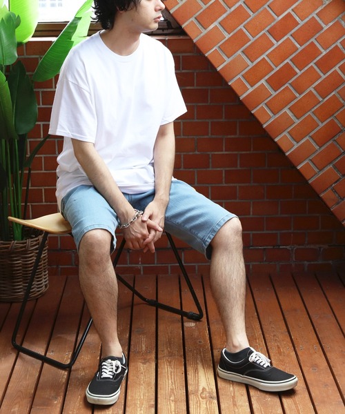 OUTDOOR PRODUCTS(アウトドアプロダクツ)の「OUTDOOR PRODUCTS ストレッチデニムショートパンツ(デニムパンツ・メンズ・ネイビー/サックスブルー/ブルー・SMALL/MEDIUM/X-LARGE/LARGE)」の18枚目の写真