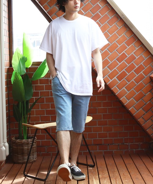 OUTDOOR PRODUCTS(アウトドアプロダクツ)の「OUTDOOR PRODUCTS ストレッチデニムショートパンツ(デニムパンツ・メンズ・ネイビー/サックスブルー/ブルー・SMALL/MEDIUM/X-LARGE/LARGE)」の20枚目の写真