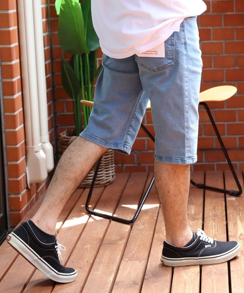 OUTDOOR PRODUCTS(アウトドアプロダクツ)の「OUTDOOR PRODUCTS ストレッチデニムショートパンツ(デニムパンツ・メンズ・ネイビー/サックスブルー/ブルー・SMALL/MEDIUM/X-LARGE/LARGE)」の13枚目の写真