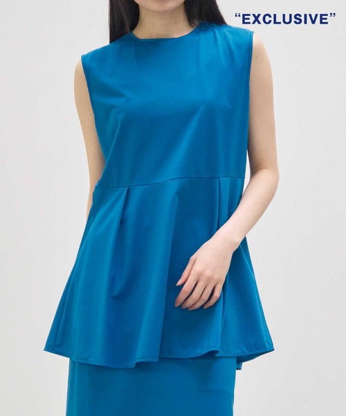 KANEMASA PHIL.(カネマサフィル)の「【KANEMASA PHIL./カネマサフィル】別注 46G Tuck Blouse/タックブラウス(シャツ/ブラウス・レディース・イエロー/ブラウン/ブラック/ブルー・FREE)」の1枚目の写真