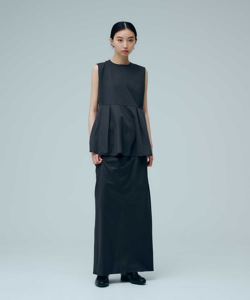 KANEMASA PHIL.(カネマサフィル)の「【KANEMASA PHIL./カネマサフィル】別注 46G Tuck Blouse/タックブラウス(シャツ/ブラウス・レディース・イエロー/ブラウン/ブラック/ブルー・FREE)」の6枚目の写真
