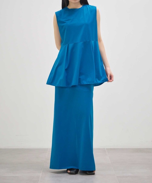 KANEMASA PHIL.(カネマサフィル)の「【KANEMASA PHIL./カネマサフィル】別注 46G Tuck Blouse/タックブラウス(シャツ/ブラウス・レディース・イエロー/ブラウン/ブラック/ブルー・FREE)」の9枚目の写真