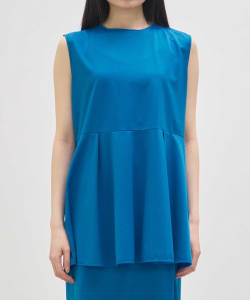 KANEMASA PHIL.(カネマサフィル)の「【KANEMASA PHIL./カネマサフィル】別注 46G Tuck Blouse/タックブラウス(シャツ/ブラウス・レディース・イエロー/ブラウン/ブラック/ブルー・FREE)」の10枚目の写真