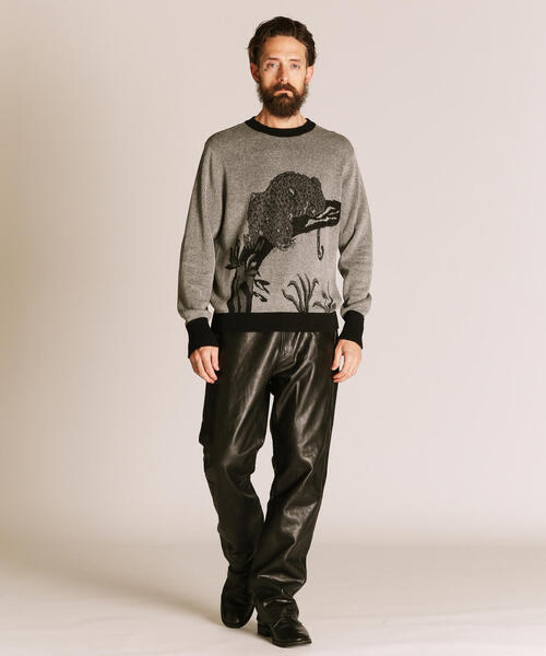 schott（ショット）の「Schott/ショット/50'S KNIT/フィフティーズ ニット（ニット/セーター・メンズ・ブラック/ブラウン・XL/L/M）」の18枚目の写真