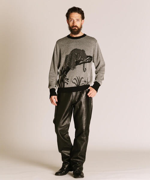 schott（ショット）の「Schott/ショット/50'S KNIT/フィフティーズ ニット（ニット/セーター・メンズ・ブラック/ブラウン・XL/L/M）」の19枚目の写真