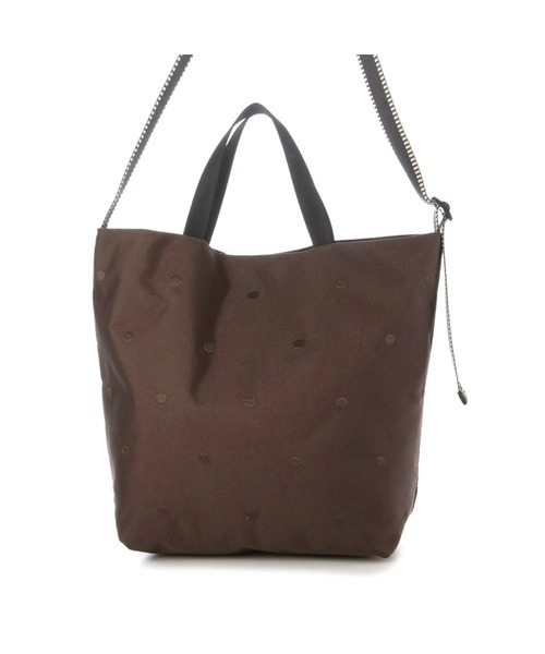 cache cache(カシュ カシュ)の「cachecache カシュカシュ ドットナイロン2wayバッグ(ショルダーバッグ・レディース・ライトグレー/ブラック/アイボリー/ダークグレー/グリーン/チョコ・FREE)」の5枚目の写真