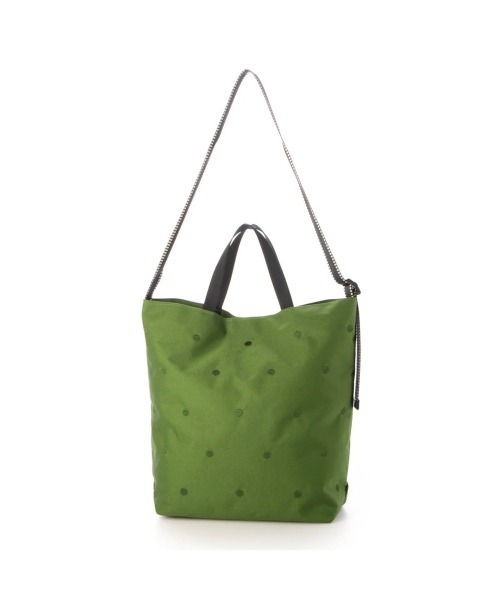 cache cache(カシュ カシュ)の「cachecache カシュカシュ ドットナイロン2wayバッグ(ショルダーバッグ・レディース・ライトグレー/ブラック/アイボリー/ダークグレー/グリーン/チョコ・FREE)」の6枚目の写真