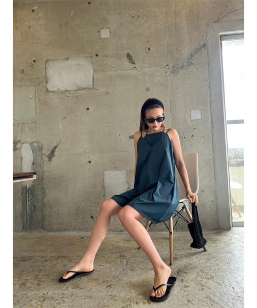 サロペット・オーバーオール・オールインワン RANCLIC one shoulder rompers セール】WIDE S/L ROMPERS ワイドスリーブ ロンパース
