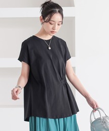 n'OrLABEL | 『ウエストゴムギャザーフレンチカットソー』(Tシャツ/カットソー)