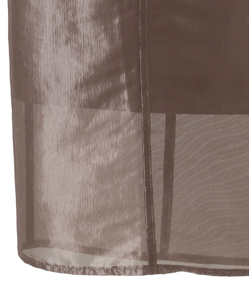 CONVERSE TOKYO(コンバーストウキョウ)の「WAIST LOGO SHINY SHEER SKIRT(スカート・レディース・ベージュ/カーキ/ブラック・FREE)」の14枚目の写真