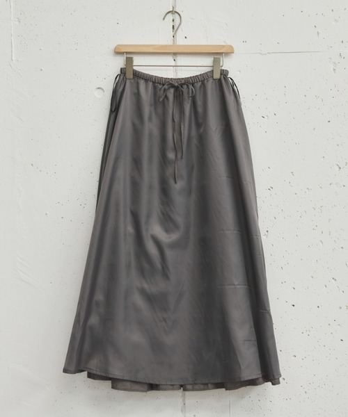Doux archives(ドゥアルシーヴ)の「ギャザーティアードスカート(スカート・レディース・グレー/サックスブルー/ブラウン・FREE)」の18枚目の写真
