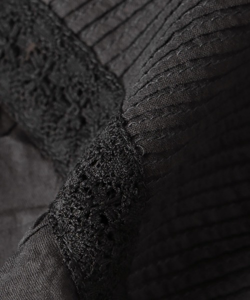 Jines（ジネス）の「インド刺繍ラッフルブラウス（シャツ/ブラウス・レディース・ブラック/ブルー・38）」の20枚目の写真