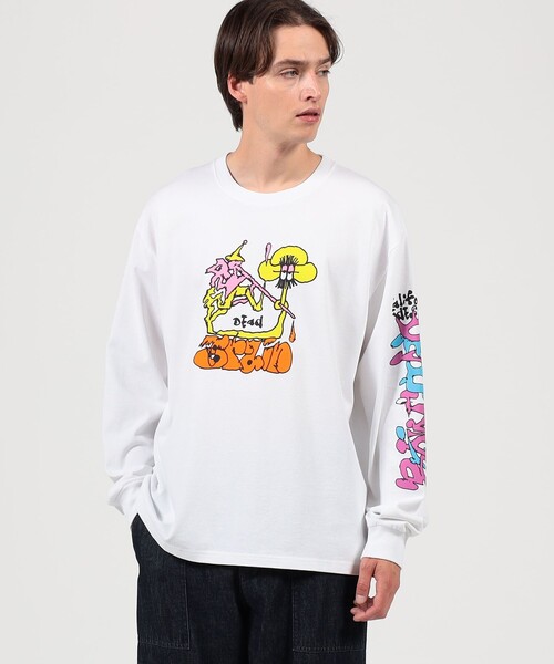 BRAIN DEAD（ブレインデット）の「BRAIN DEAD PACKING UP ロングスリーブカットソー（Tシャツ/カットソー・メンズ・ホワイト・L/M）」の2枚目の写真