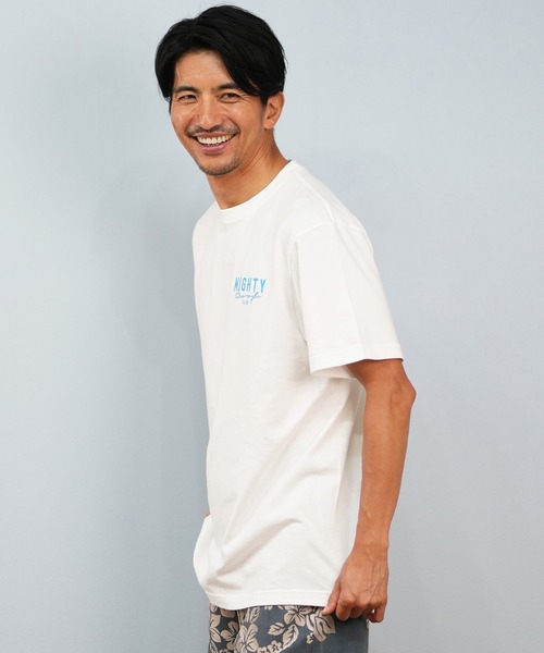 ムラサキスポーツ(ムラサキスポーツ)の「【限定】Mighty Surf Club/マイティーサーフクラブ 半袖Tシャツ バックプリント MTS25ST01(Tシャツ/カットソー・メンズ・ホワイト/ブラック・M/L/XL)」の15枚目の写真