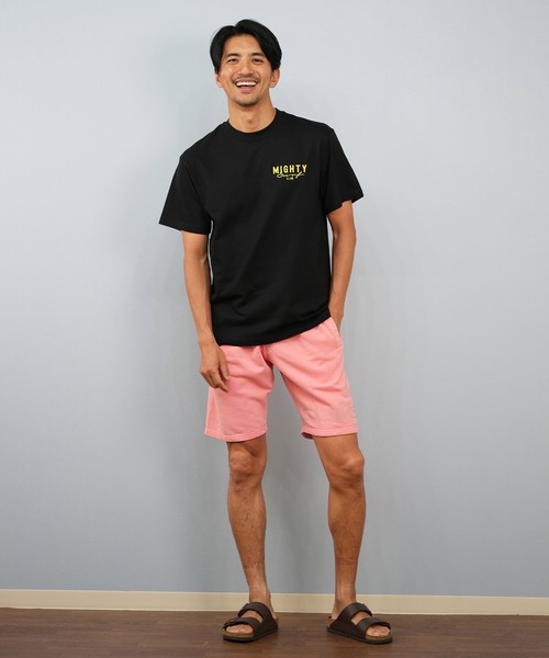 ムラサキスポーツ(ムラサキスポーツ)の「【限定】Mighty Surf Club/マイティーサーフクラブ 半袖Tシャツ バックプリント MTS25ST01(Tシャツ/カットソー・メンズ・ホワイト/ブラック・M/L/XL)」の6枚目の写真