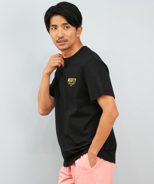 ムラサキスポーツ(ムラサキスポーツ)の「【限定】Mighty Surf Club/マイティーサーフクラブ 半袖Tシャツ バックプリント MTS25ST01(Tシャツ/カットソー・メンズ・ホワイト/ブラック・M/L/XL)」の7枚目の写真