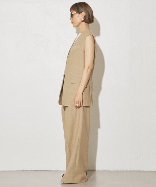 【新品】Whim Gazette GEMINI ジレ ブラウン 期間限定値下げ中 GEMINI】キョウネンジレ | Whim Gazette(ウィム ガゼット)レディース